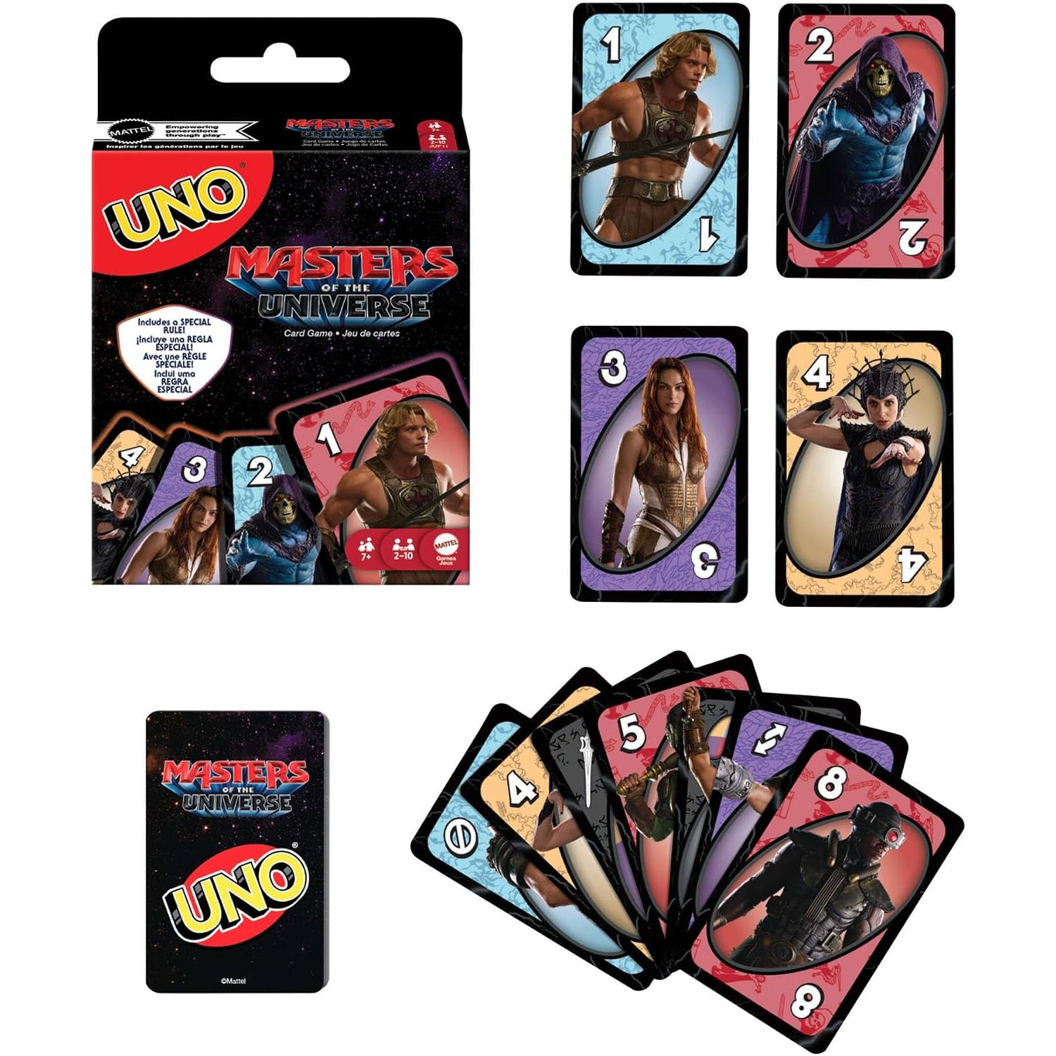 Board Game Movie - Original Mattel Games UNO Masters of