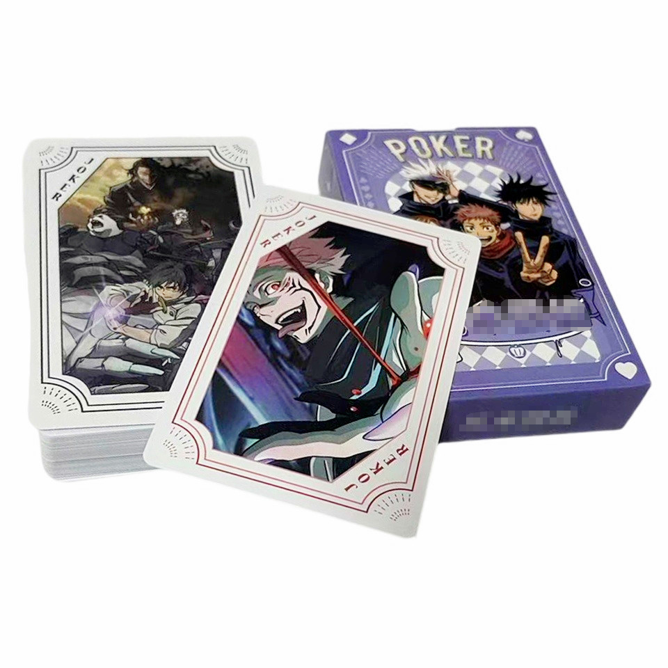 Board Game Jumanji - Jujutsu Kaisen playing Poker cards board