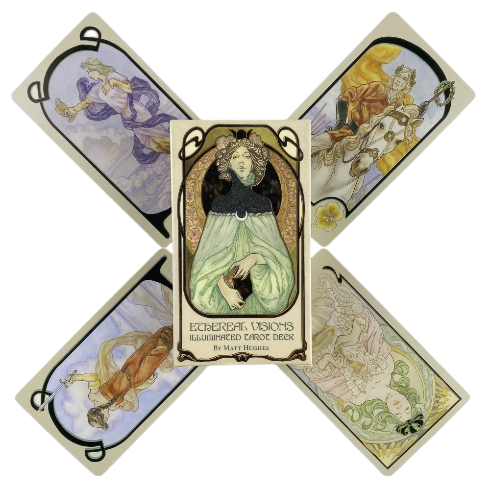 Board Game Risk - Ethereal Visions Illuminated Tarot Cards A