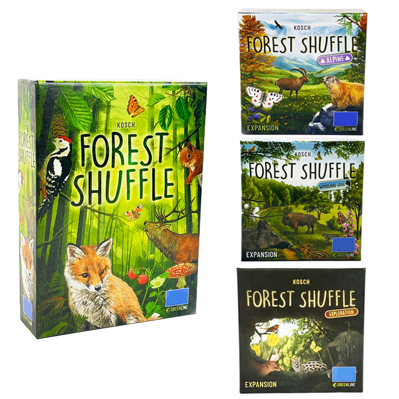Board Game Azul - Forest Shuffle Board Game - Clever
