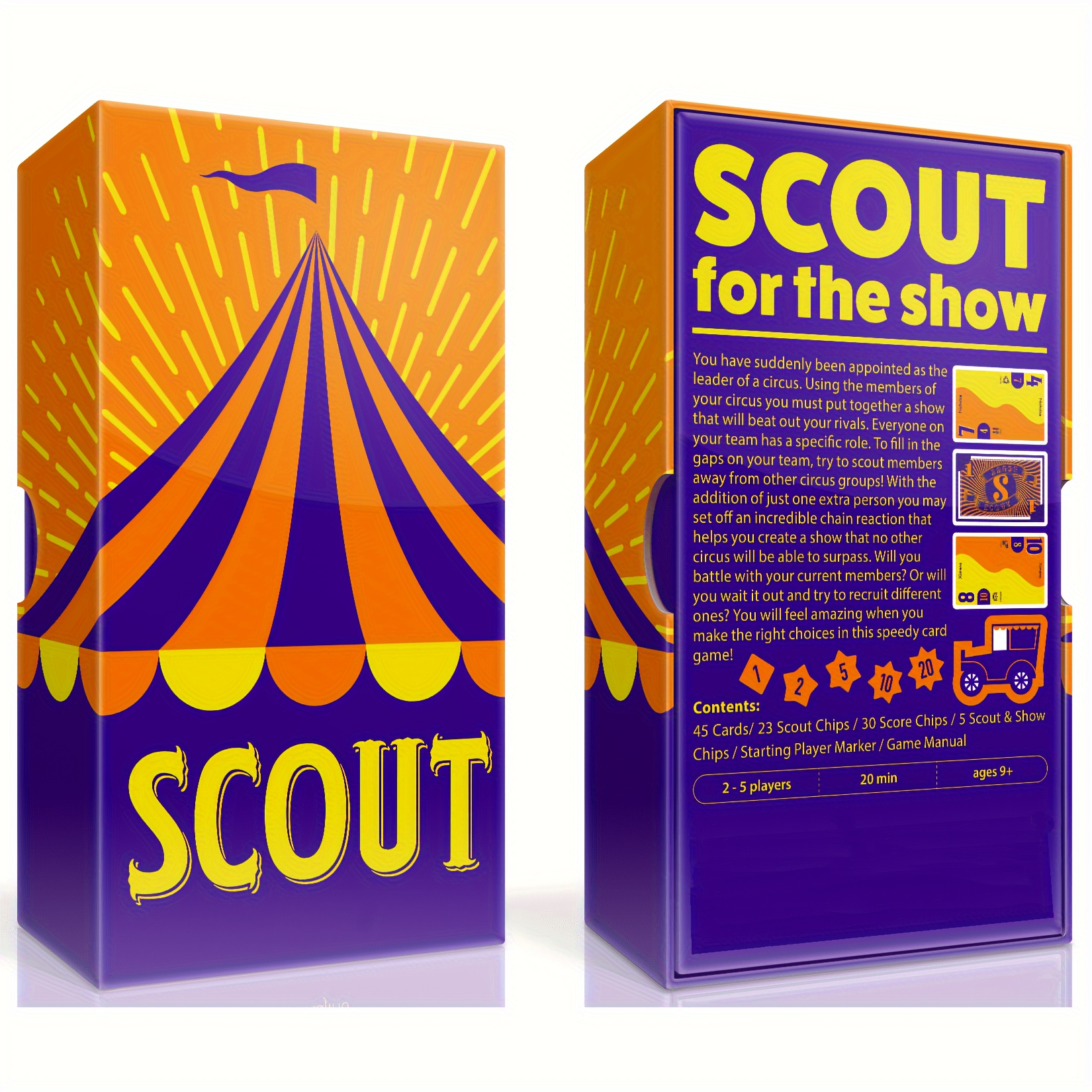 Board Game For 5 Players - SCOUT SDJ Award-winning Board Game |