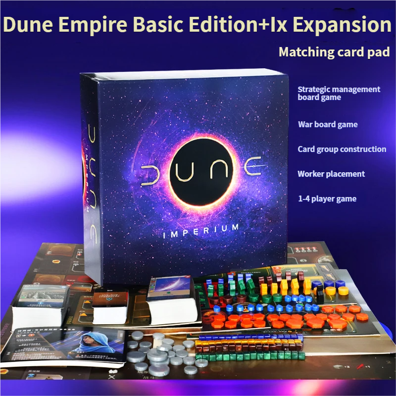 Board Game Heat - Dune Empire War Board Game Complete