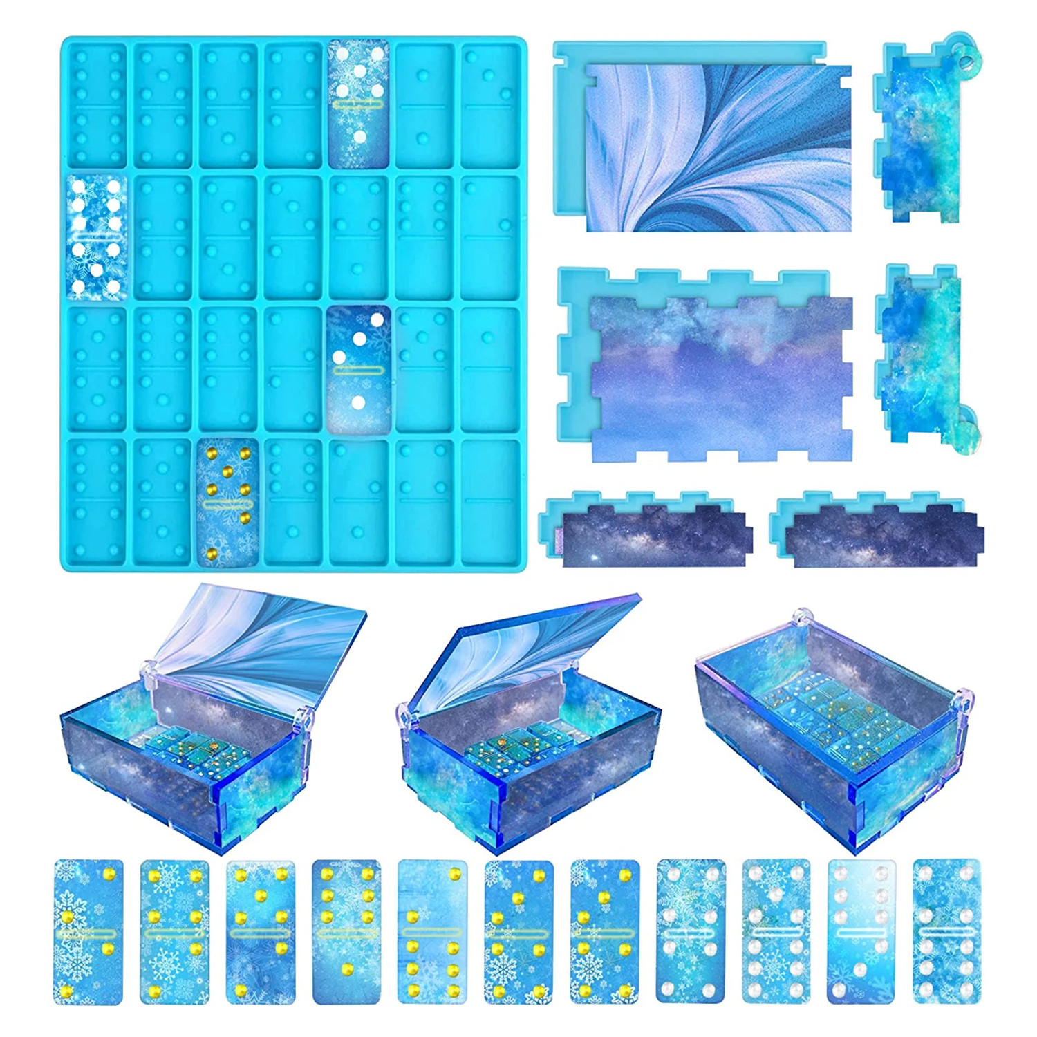 Board Game Arena - Domino Molds Silicone Epoxy Resin Dominoes