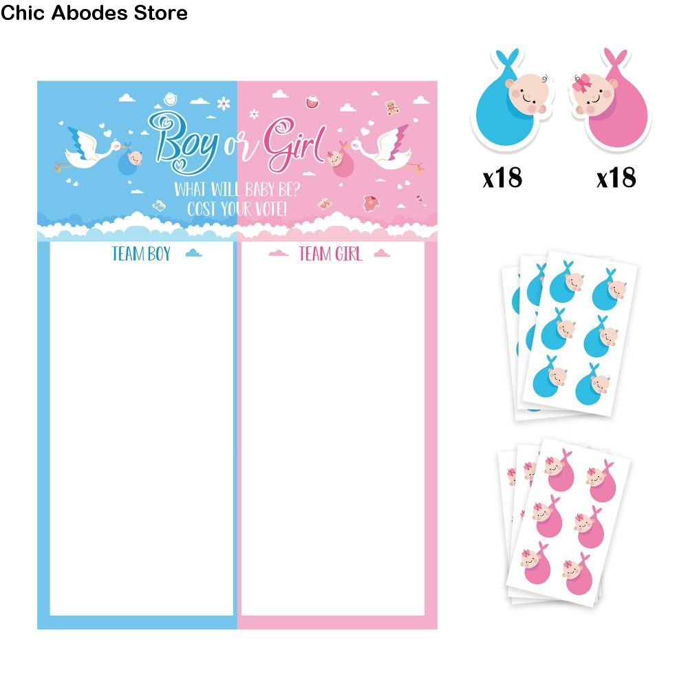 With Stickers Gender Revealed  - Board Game Quote のレビューと価格