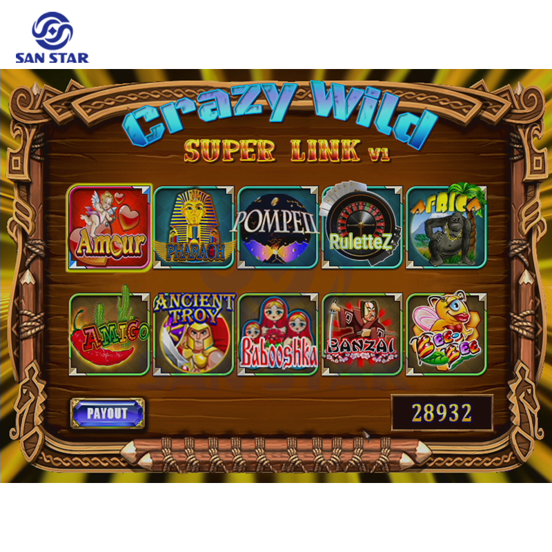 Crazy Wild 10 in 1 Multi Slot  - Board Game Wild Wild のレビューと価格