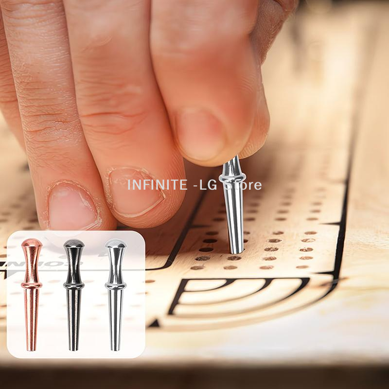 6pcs Metal Cribbage Pegs Muti- - Board Game Store のレビューと価格