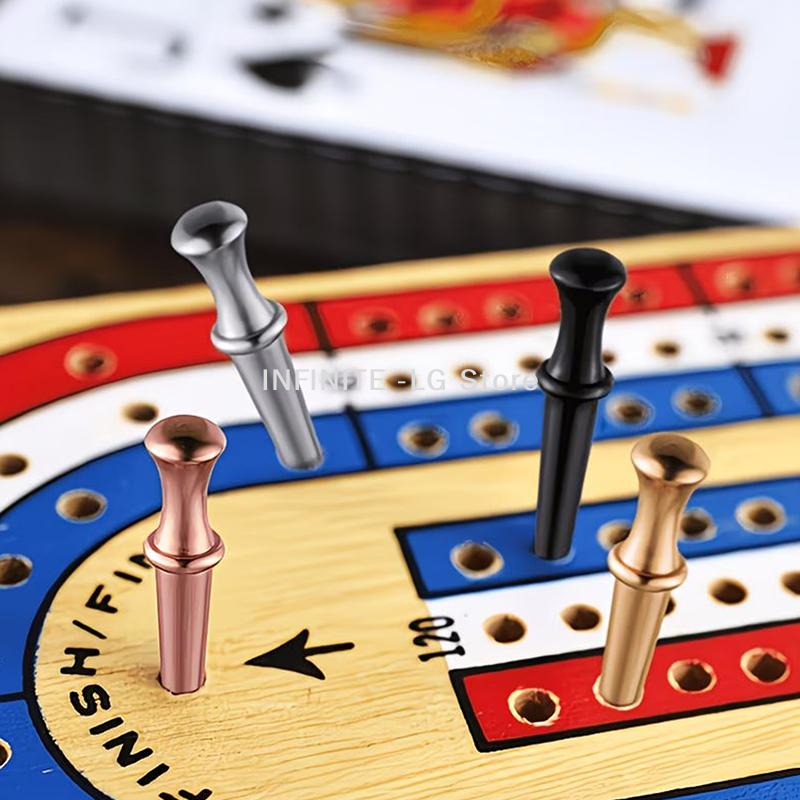 6pcs Metal Cribbage Pegs Muti- - Board Game Store のレビューと価格