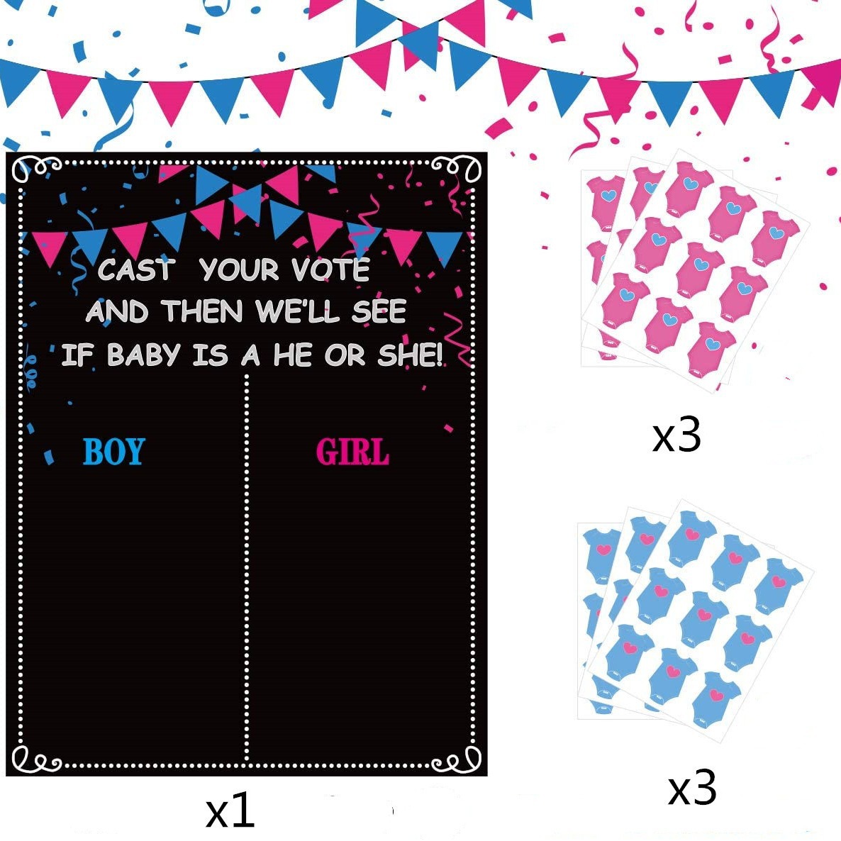 Gender Reveal Boy Or Girl Voti - Board Game Quote のレビューと価格