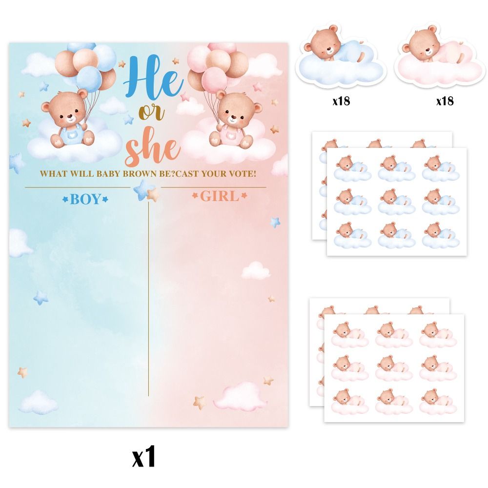 With Stickers Gender Revealed  - Board Game Quote のレビューと価格