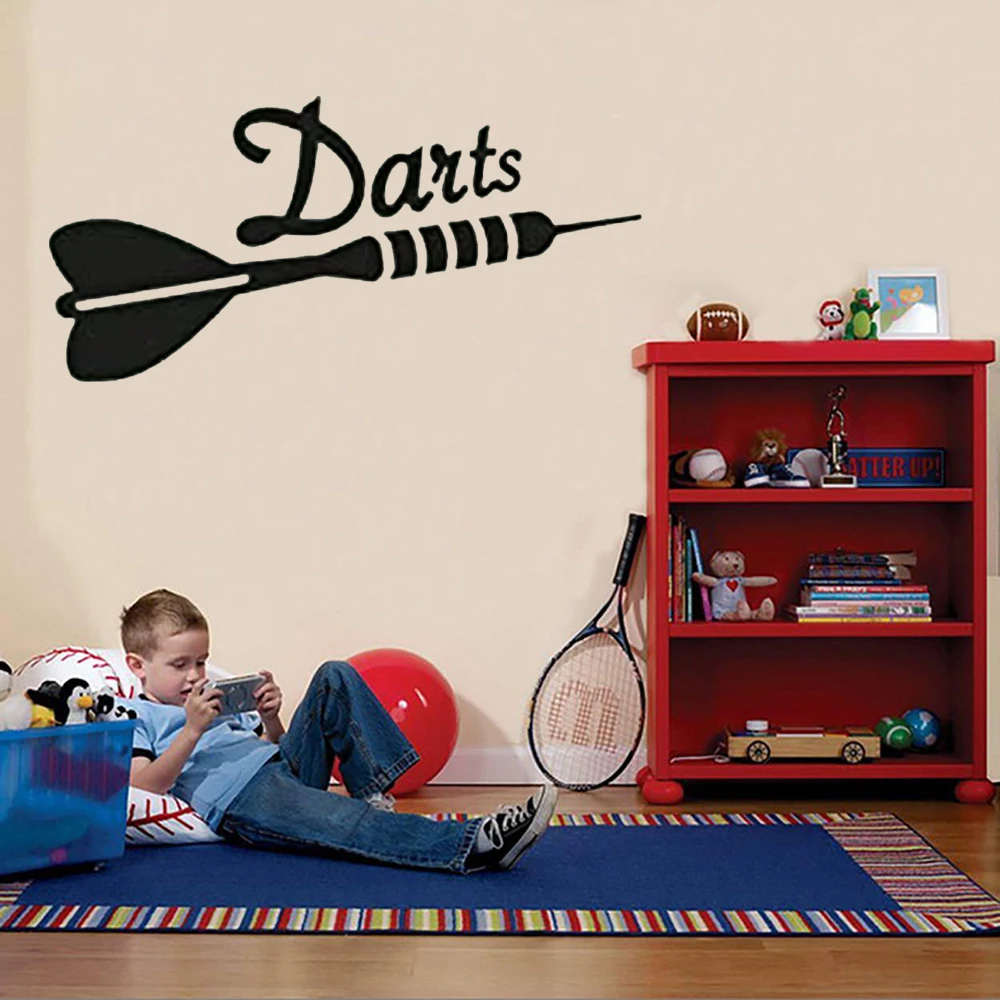 Wall Vinyl Stickers Darts Spor - Board Game Quote のレビューと価格