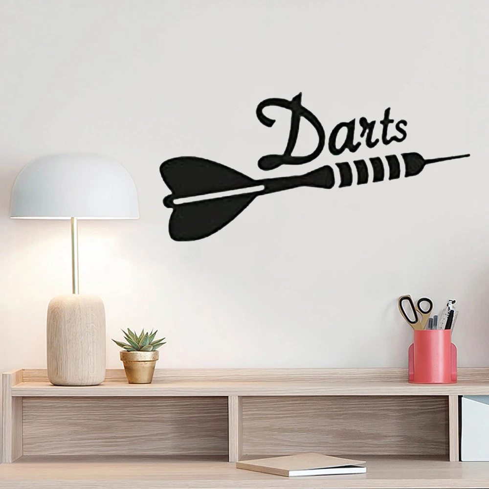 Wall Vinyl Stickers Darts Spor - Board Game Quote のレビューと価格
