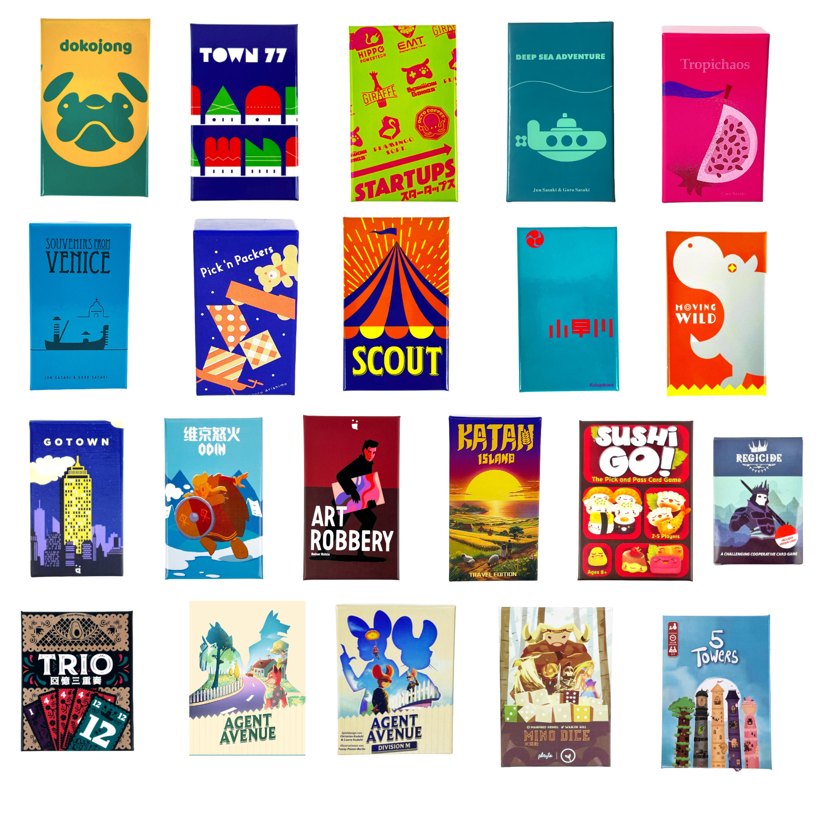 Board Game：SCOUT\dokojong\Town - Board Game Wild Wild のレビューと価格
