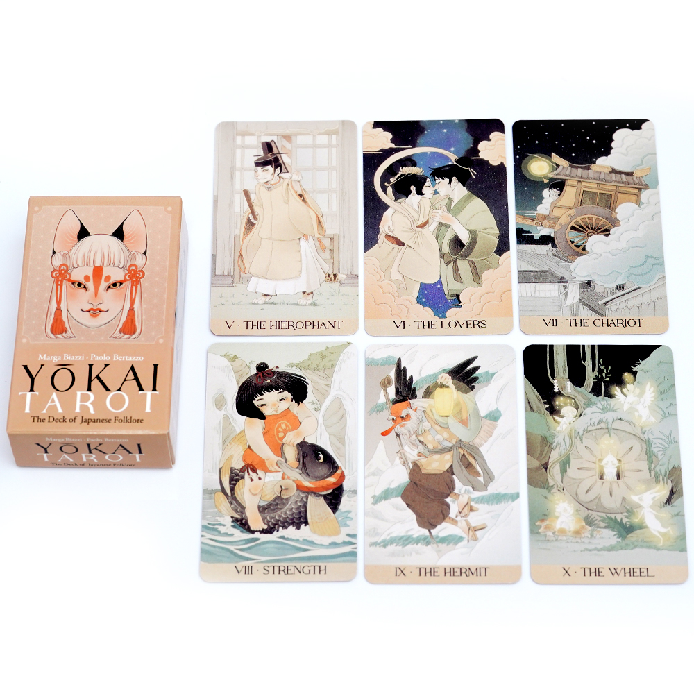 Yokai Tarot Deck 78 Pcs Cards  - Board Game Azul のレビューと価格