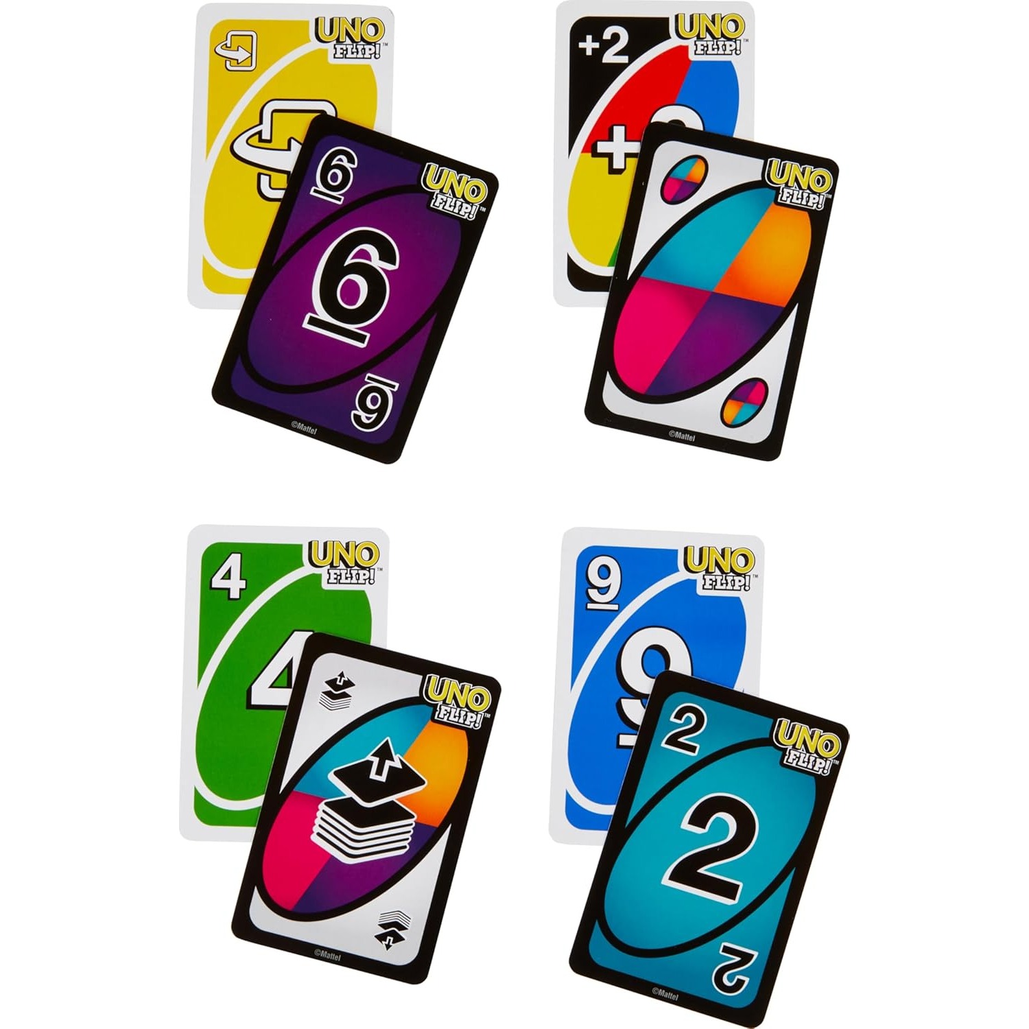 100% Original Mattel UNO Flip  - Board Game Azul のレビューと価格