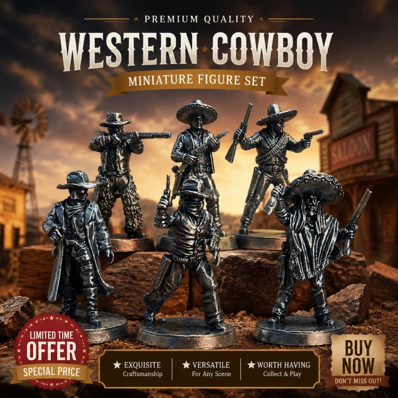 Wild West Cowboy White Copper  - Board Game Movie のレビューと価格