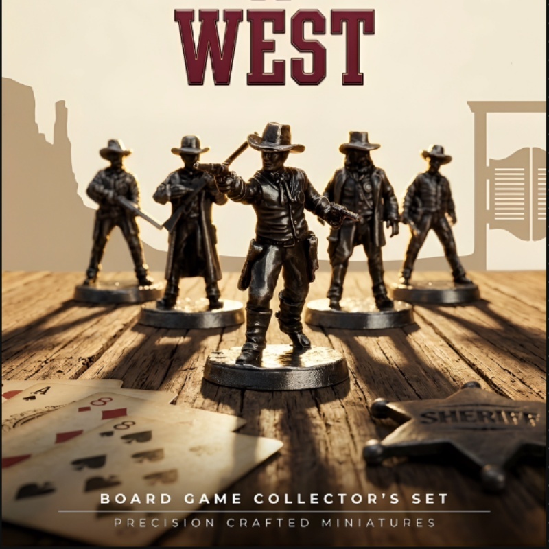 Wild West Metal Miniatures Set - Board Game Wild Wild のレビューと価格