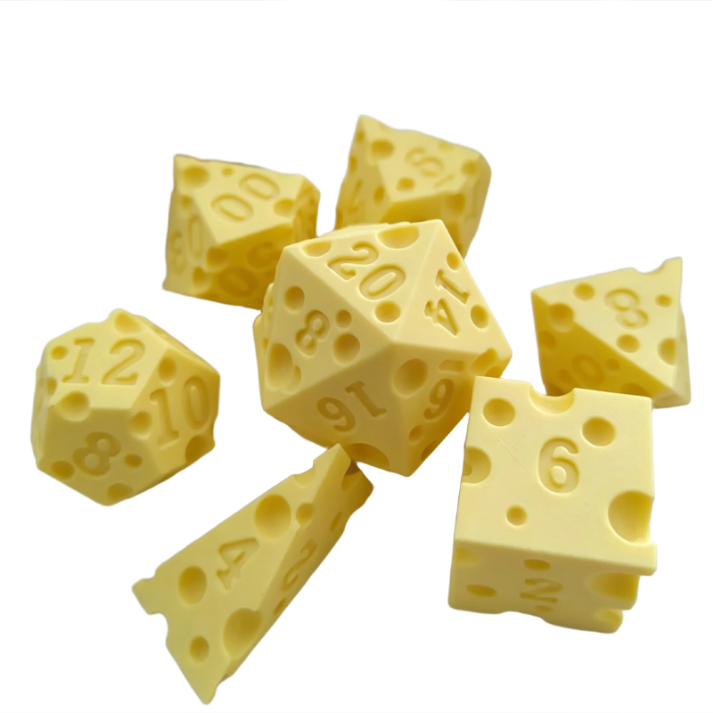 Cheese Polyhedral Dice Set Lay - Board Game Arena のレビューと価格