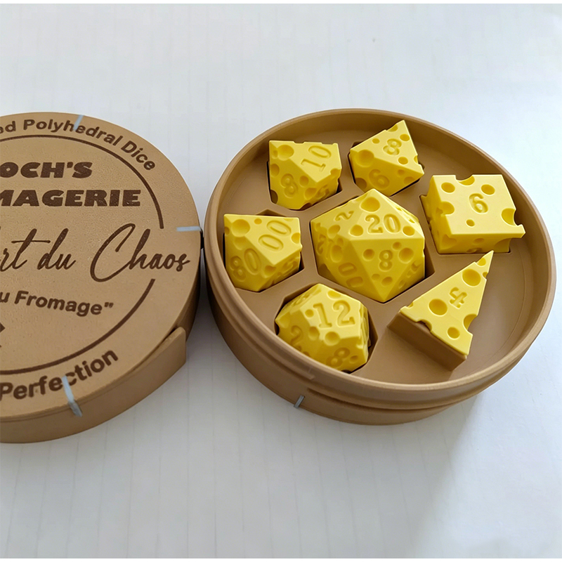 Cheese Polyhedral Dice Set Lay - Board Game Arena のレビューと価格