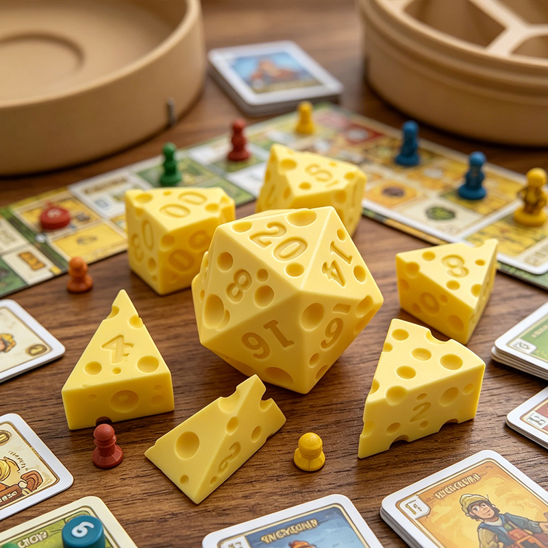 Cheese Polyhedral Dice Set Lay - Board Game Arena のレビューと価格