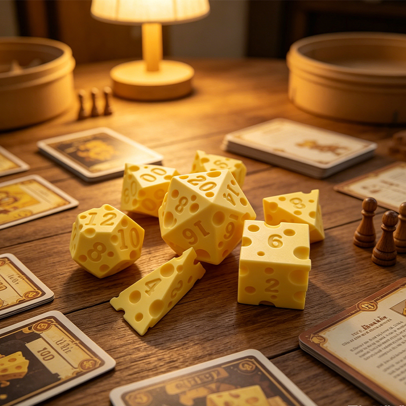 Cheese Polyhedral Dice Set Lay - Board Game Arena のレビューと価格