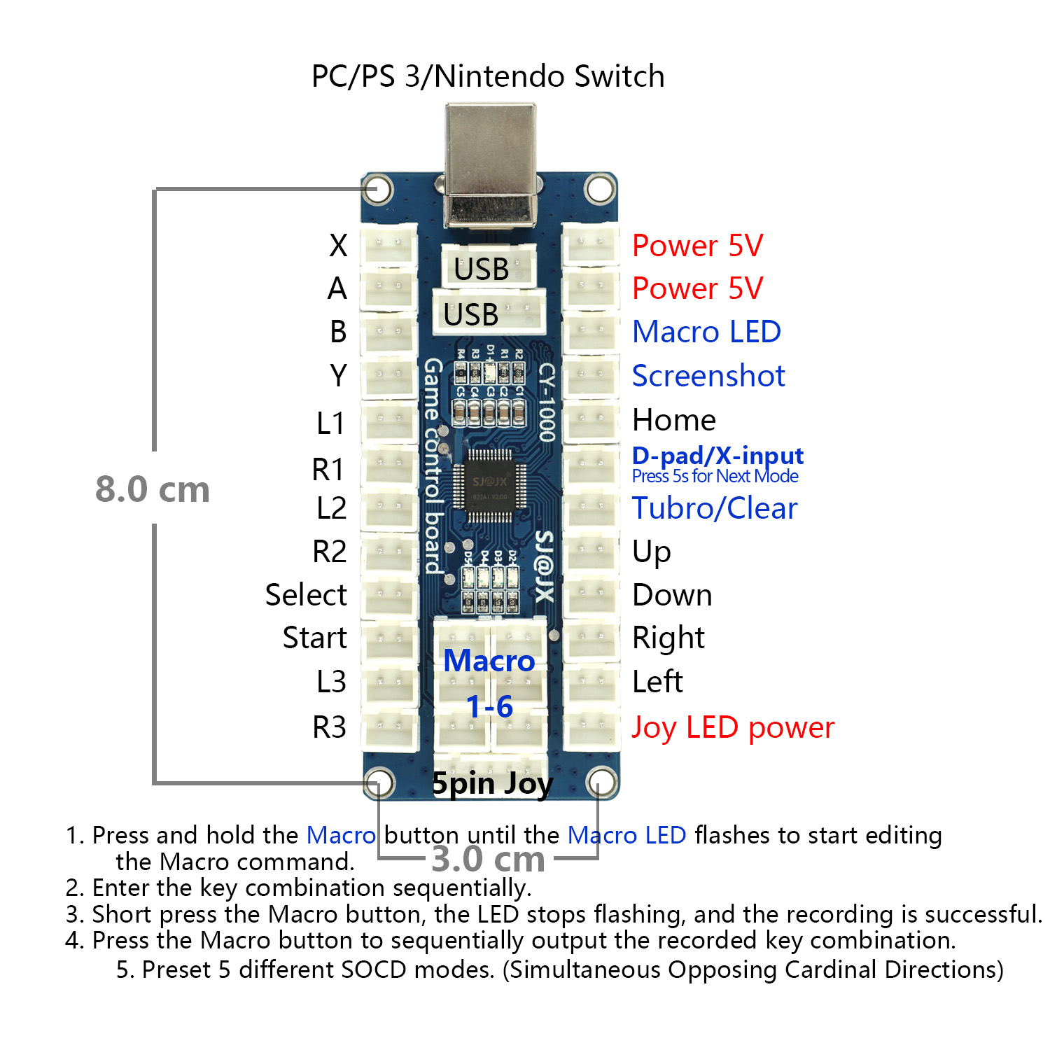 SJ@JX Arcade Game USB Encoder  - Board Game Nintendo Switch のレビューと価格