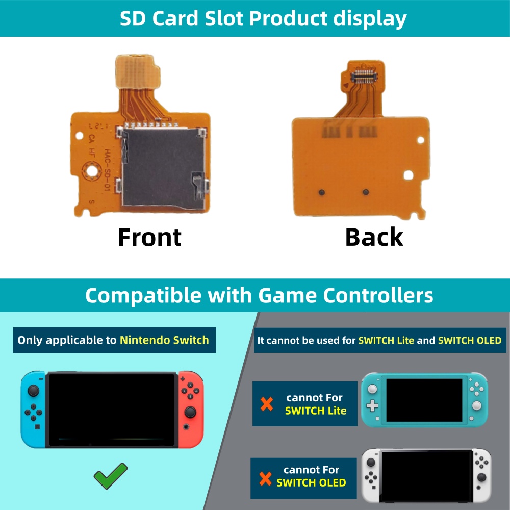 Replacement SD TF Card Slot So - Board Game Nintendo Switch のレビューと価格
